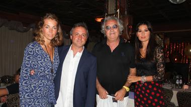 Cenetta al Twiga per Briatore e la Gregoraci