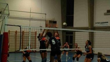 Una partita di pallavolo