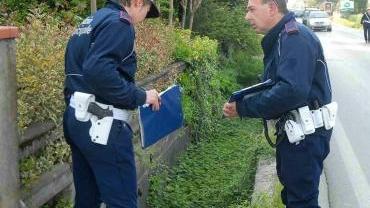 Vigili urbani al lavoro
