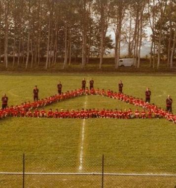 La foto copertina del volume sui 40 anni dellAtletico Lucca 