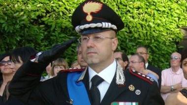 Il colonnello Di Meglio, comandante dei carabinieri
