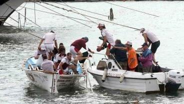 Non c’è nulla da fare contro il maltempo: i vogatori lasciano il campo di regata