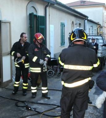 <b>INTERVENTO </b>Dei vigili del fuoco 