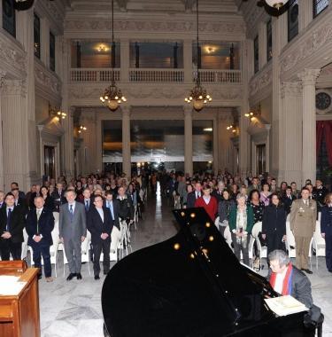 L'ora della musica nel salone Excelsior