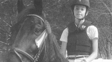 Nicol Nannini sul suo cavallo