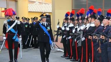 <b>FESTA DEI CARABINIERI </b>Tre immagini della celebrazione di ieri mattina nel piazzale del comando provinciale