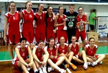 La formazione under 15 del Basket femminile Le Mura 