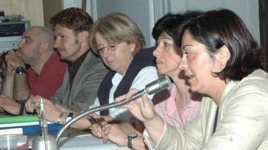 La giunta di San Marcello col sindaco Carla Strufaldi in primo piano