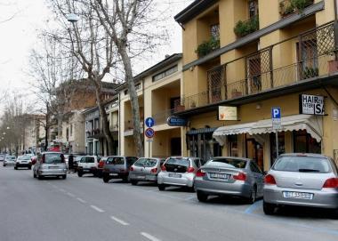Una veduta di viale Montegrappa