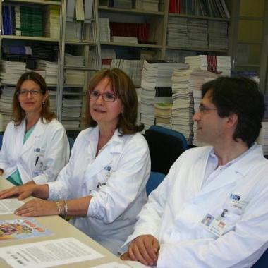 I medici Francesca Simoni, Patrizia Martini e Carlo Mazzatenta      