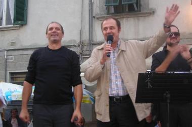 Il presidente Passerai col sindaco Cicarelli   