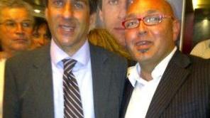 <b>COL SINDACO. </b>Lucio Lapalorcia con Emilio Bonifazi