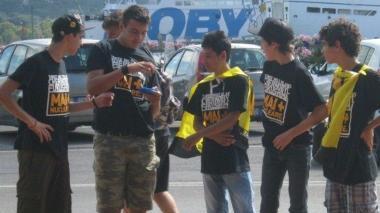 Gli skaters anti nucleare