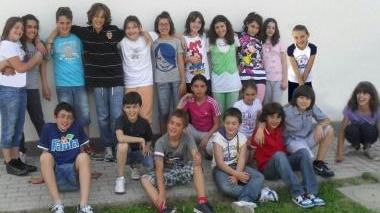 Gli alunni di quinta della scuola “Verdigi”