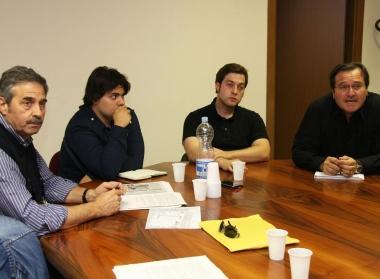 A destra il presidente del comitato Andrea Tasselli 