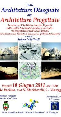 Architetture disegnate, dibattito al Paolina
