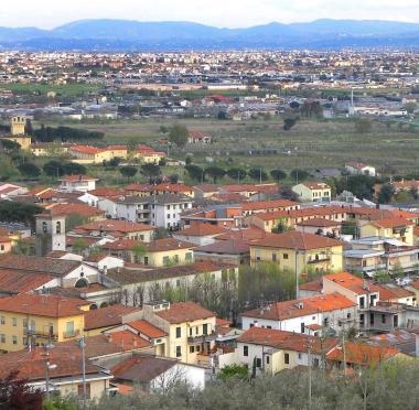 Una veduta della piana montalese    