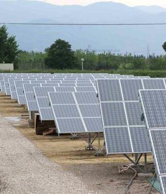 Un parco fotovoltaico   