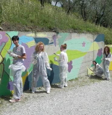 I ragazzi del Petrocchi al lavoro 