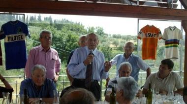 L’ex ct azzurro Alfredo Martini durante un momento del ritrovo