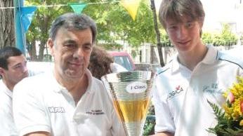 Umberto Orsini (Pol. Monsummanese) premiato dopo una vittoria