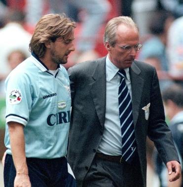 <b>SCOMMESSE.</b> Beppe Signori con la maglia della Lazio 