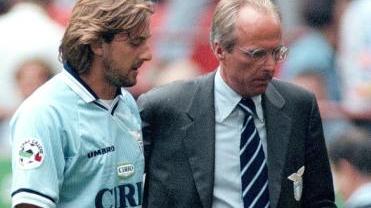 <b>SCOMMESSE.</b> Beppe Signori con la maglia della Lazio
