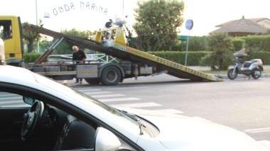La polizia municipale ha effettuato i rilievi dell’incidente di cui è rimasto vittima un poggese di 49 anni a San Donnino
