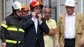 Il sopralluogo del procuratore