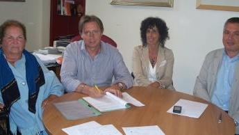 Da sinistra Proietti, Benedetti, Carli e Bombardi