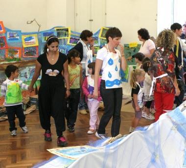 I bamini della materna Piccole Tracce a Villa Celestina 