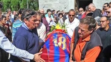 Il funerale di Piras a Santomato
