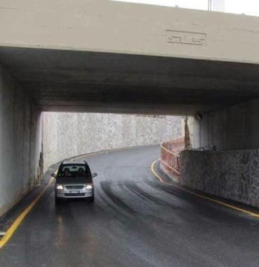 La strada del sottopasso 