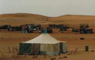 Una tenda saharawi 