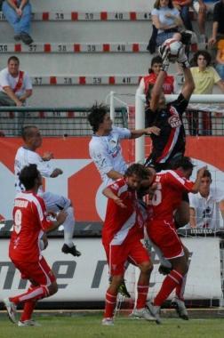 <b>2009.</b> La partita con il Modena 