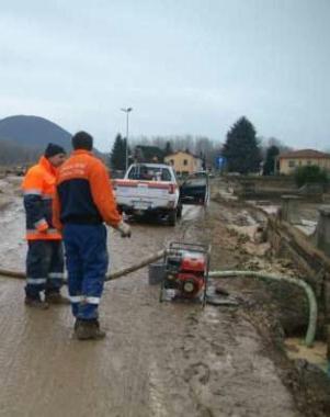 Unidrovora in funzione 