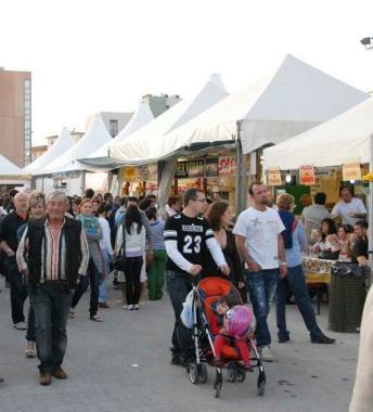 Visitatori alla fiera di Venturina 