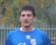 Marco Sandre con la maglia del Borgo a Buggiano   