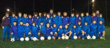 La formazione al completo degli Esordienti A del CoianoSantaLucia campioni provinciali 
