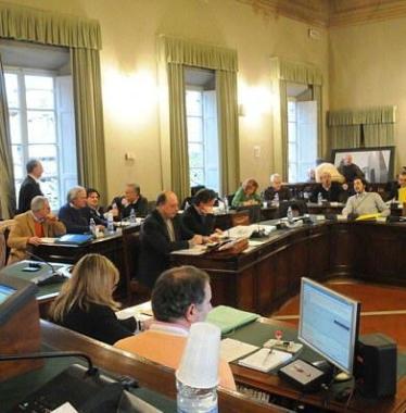 Una seduta del consiglio comunale (Vip)    