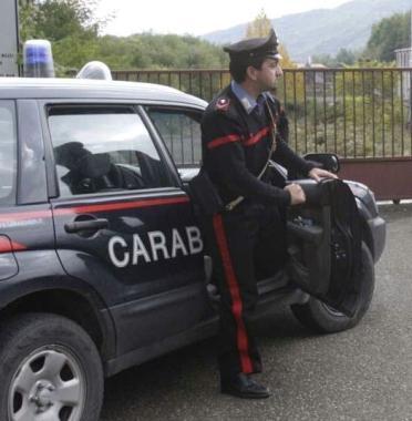 Pattuglia dei carabinieri in Lunigiana