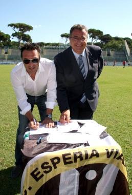 <b>INTESA.</b> Stefano Dinelli e il sindaco Luca Lunardini 