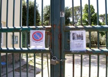 Il cancello di Villa Maurogordato