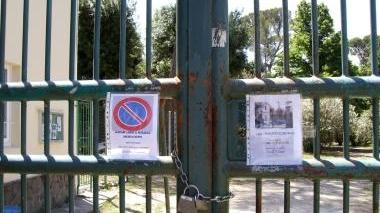 Il cancello di Villa Maurogordato