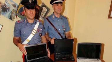 Computer e soldi recuperati dopo la rapina