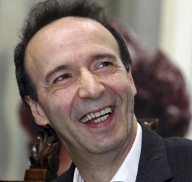 Lattore e regista Roberto Benigni 