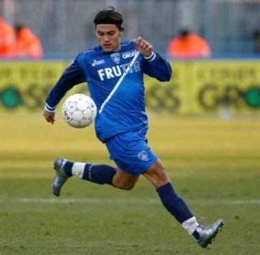 Ciccio Tavano in azione con la maglia dellEmpoli 