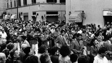 La Filarmonica per le vie di Empoli nel 1984