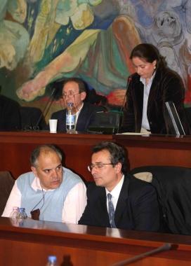 I banchi della Giunta comunale     