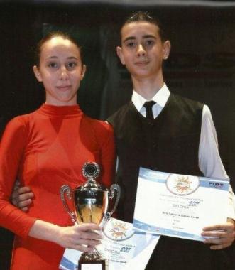 Sofia e Gabriele campioni italiani